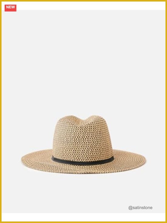 UPF Sun Protection Straw Panama Hat with Adjustable Fit main image 4